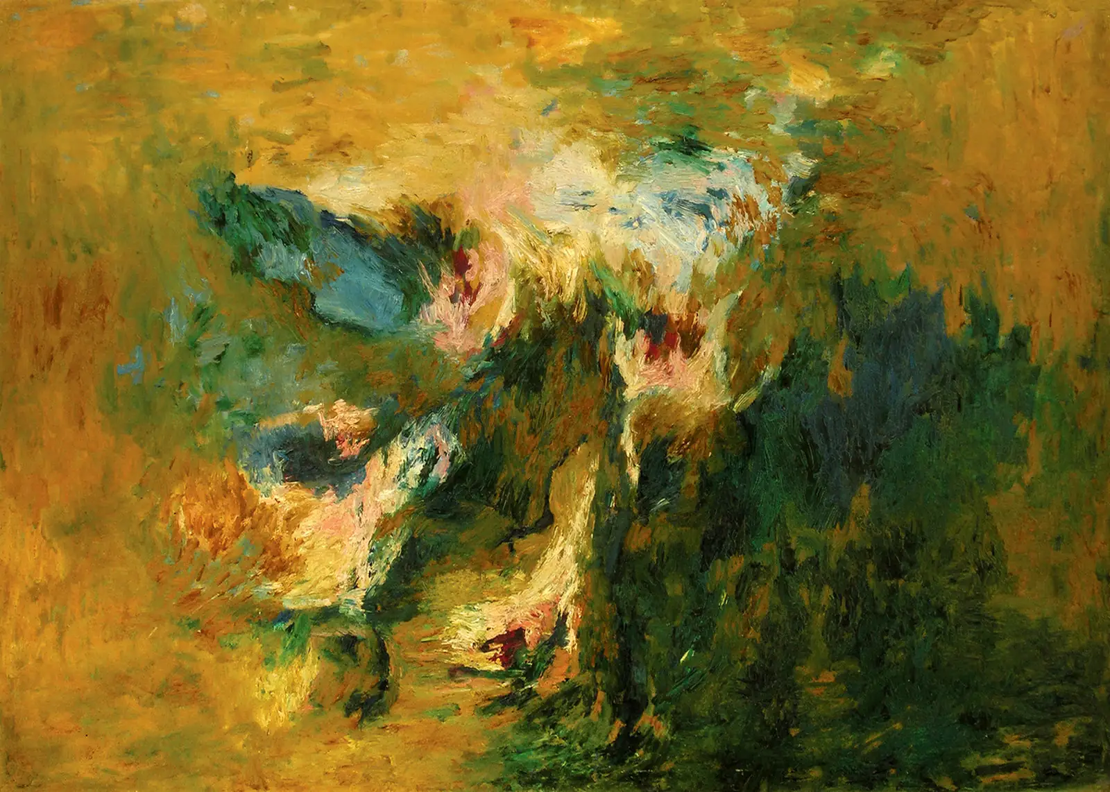 Abstract painting by Deepak Shinde, 1971–1979