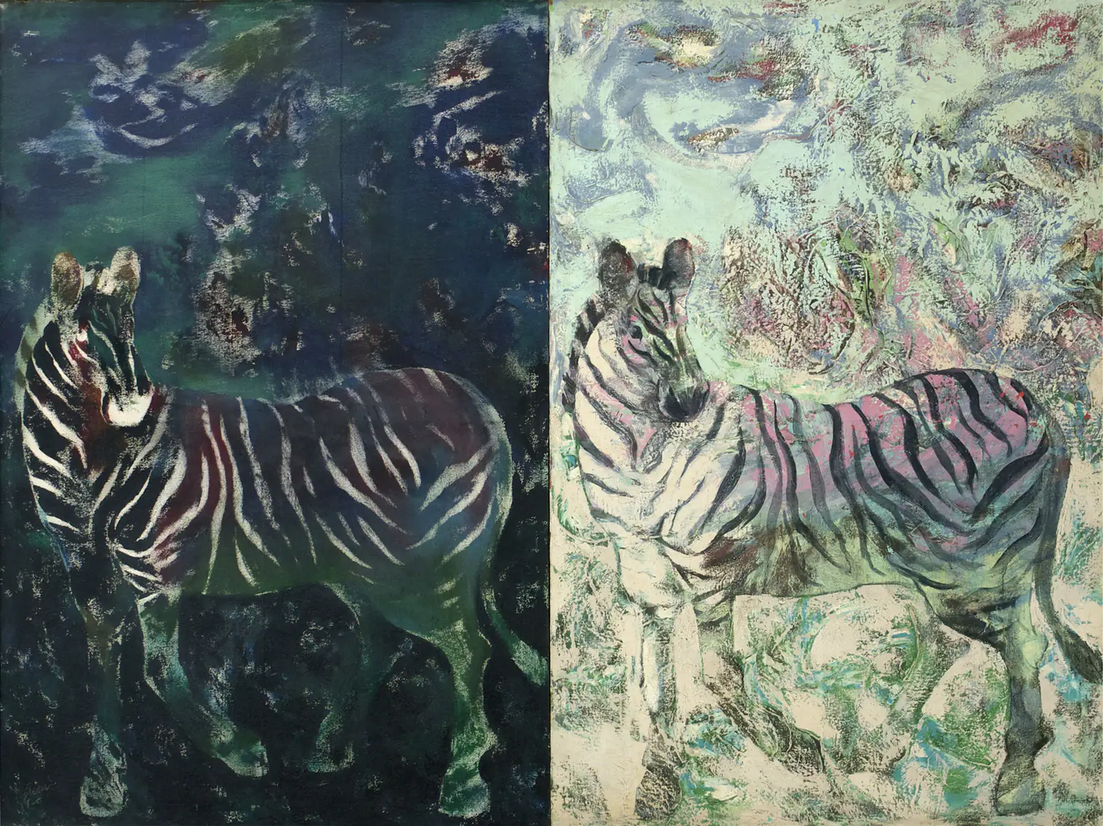 Figurative painting by Deepak Shinde, 1980–1992