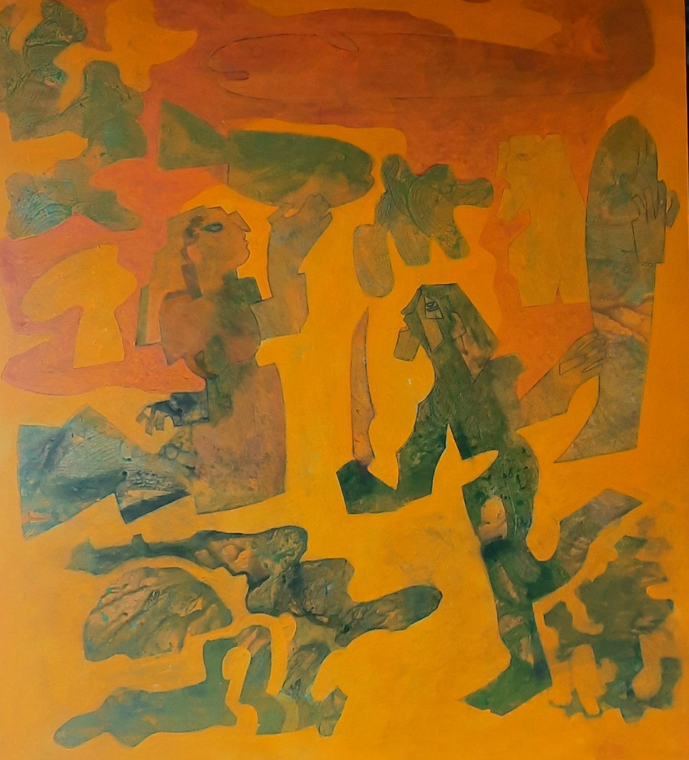 Painting from Deepak Shinde’s coexistence cycle, 2004–2013