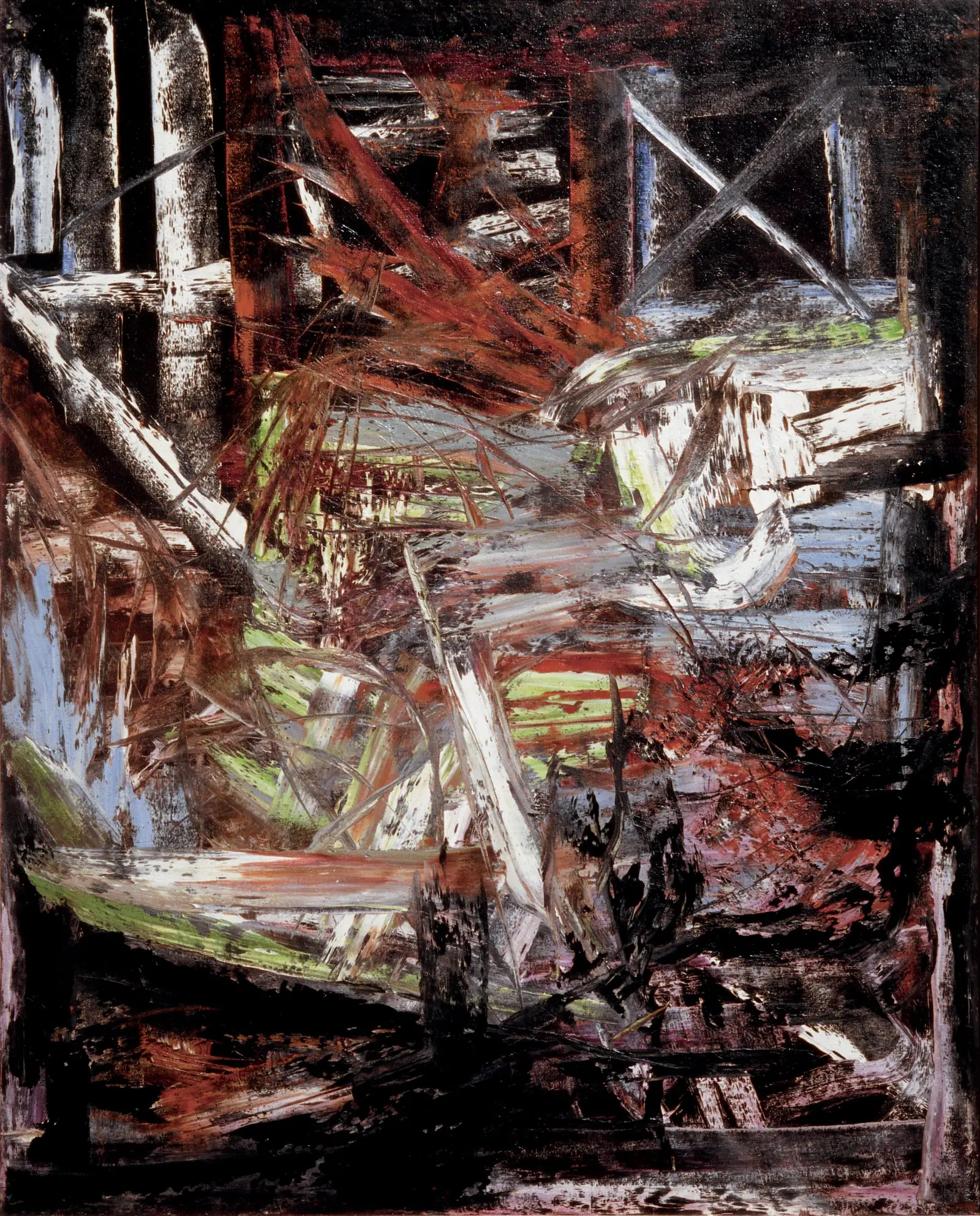 Abstract painting by Deepak Shinde, 1971–1979